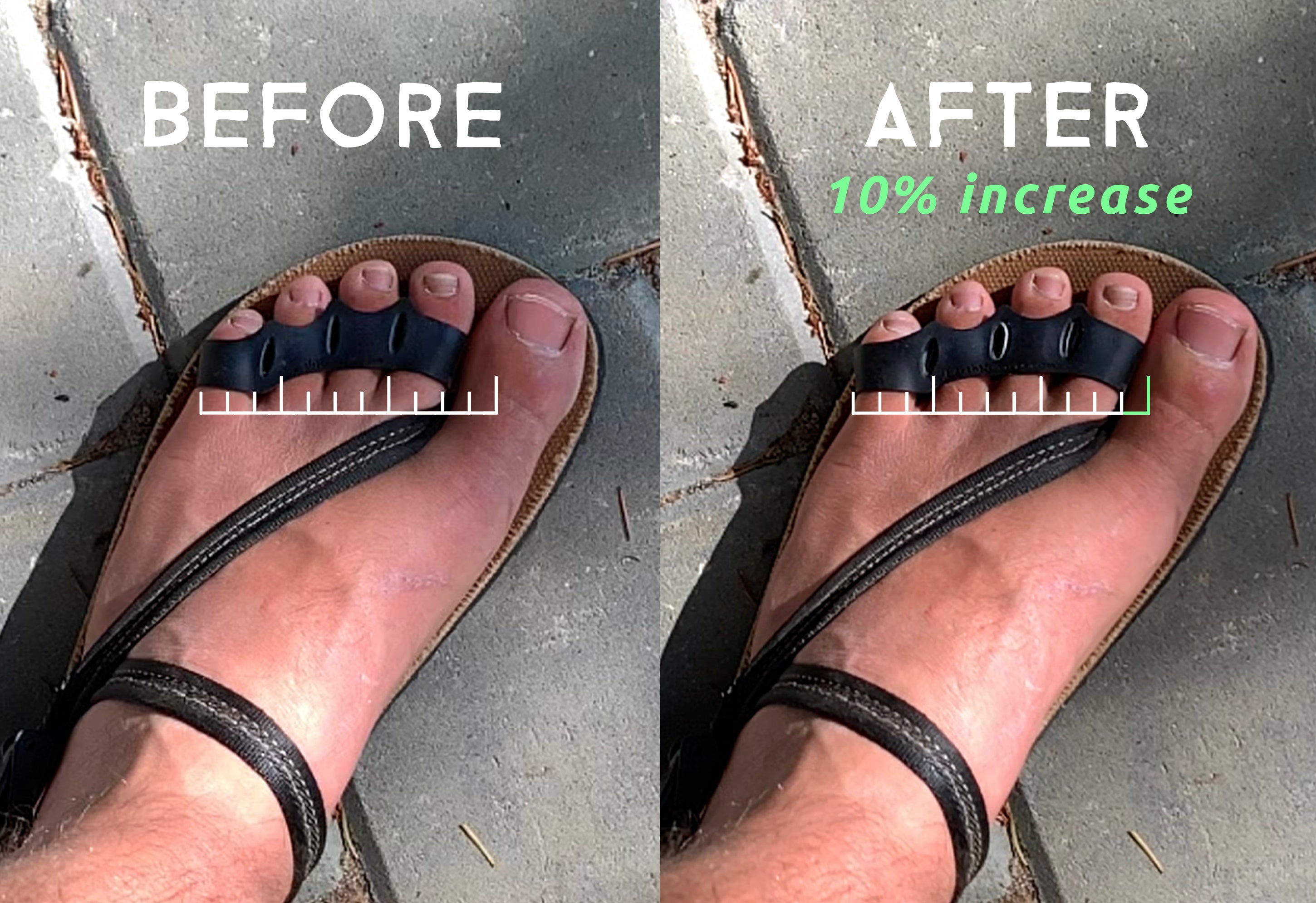 Toe Resistance Band  Earth Runners Sandals - Reconnecting Feet with Nature